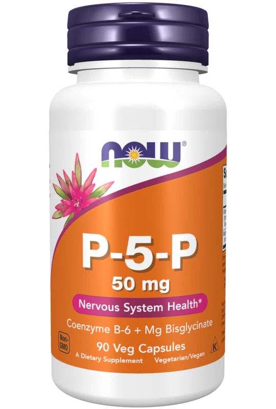 NOW P5P 50mg Vcaps 90’s (Pyridoxal 5 Phospate)