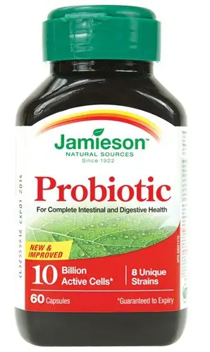 JAMIESON PROBIOTIC 10 BILLION CAPSULES 60`S