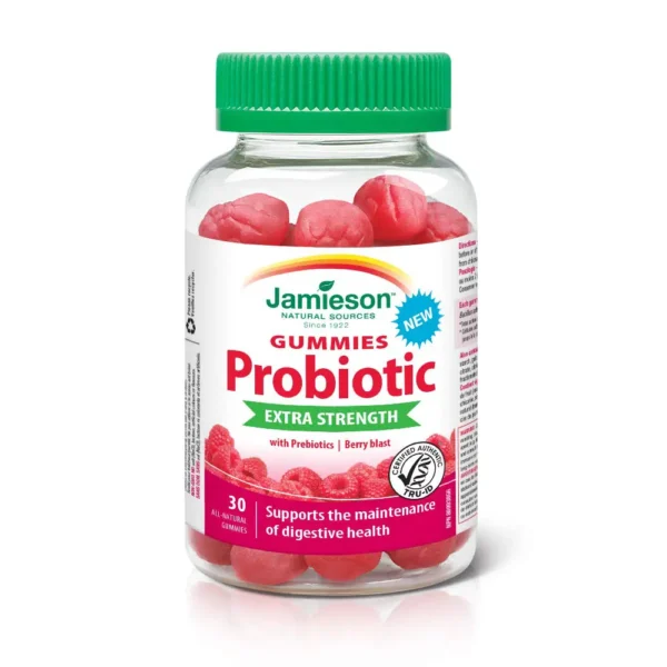 JAMIESON PROBIOTIC EXTRA STRENGTH GUMMIES 30`S