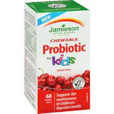 JAMIESON PROBIOTIC KIDS CHEWABLE TABLETS 60`S