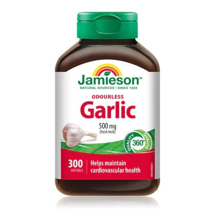 JAMIESON ODOURLESS GARLIC SOFTGELS 300`S