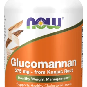 NOW Glucomannan 575 mg (Konjac Fibre) Capsules 180’s