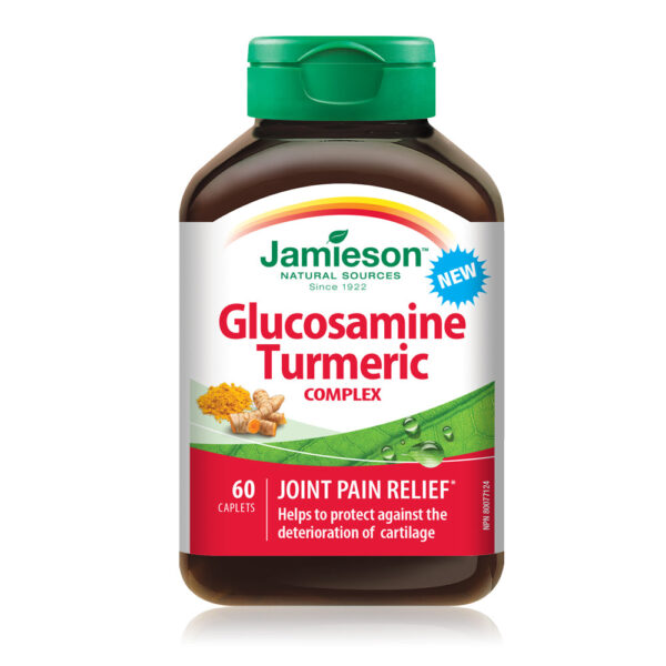 JAMIESON GLUCOSAMINE TURMERIC COMPLEX CAPLETS 60’S