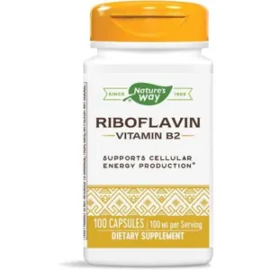 Natures Way Riboflavin VitaminB2 100mg Capsules