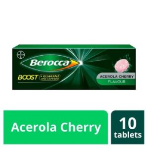 Berocca Boost Effervescent Tablets Cherry 10`S