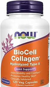 NOW Biocell Collagen Hydrolyzed Type II Vacps 120’s