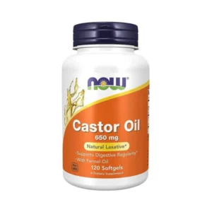 NOW Castor Oil Softgels 120’s