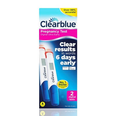 CLEARBLUE DIGITAL PREGNACY TEST