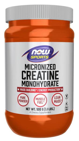 NOW Creatine Monohydrate Powder Micronized 500gm