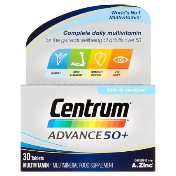 CENTRUM ADVANCE 50+ 30`S