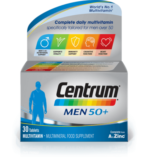 CENTRUM MEN 50+TABLETS 30`S