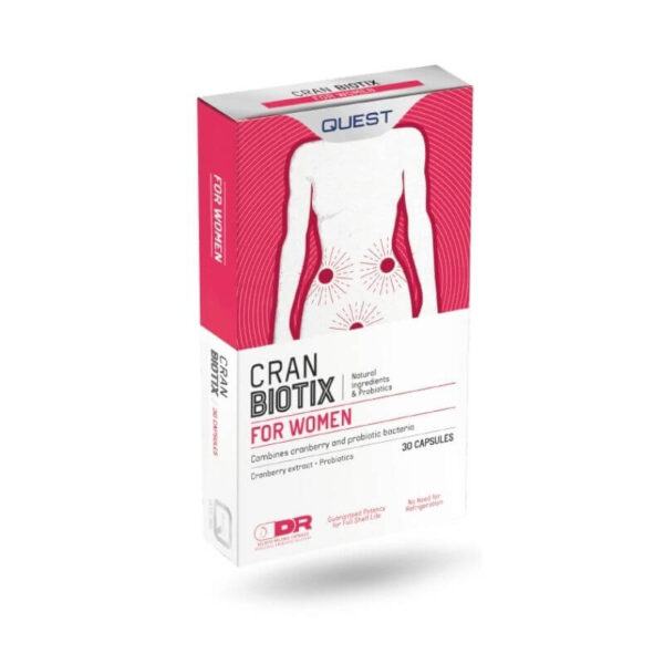 QUEST CranBiotix Caps 30’s – Probiotics with cranberry
