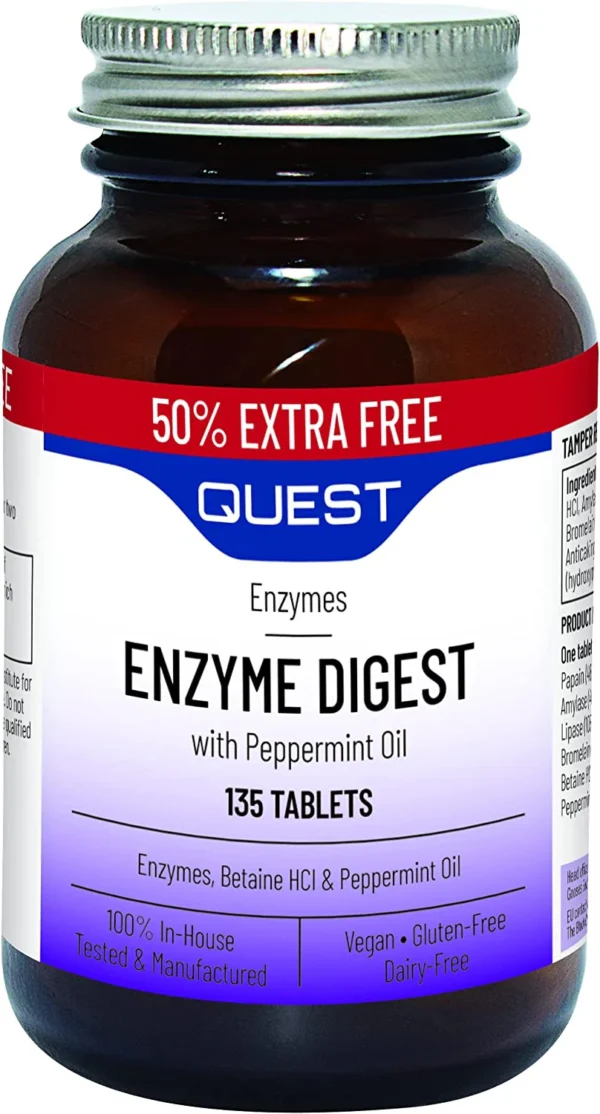 QUESTEnzyme Digest 90’s Bonus Pack 135’s