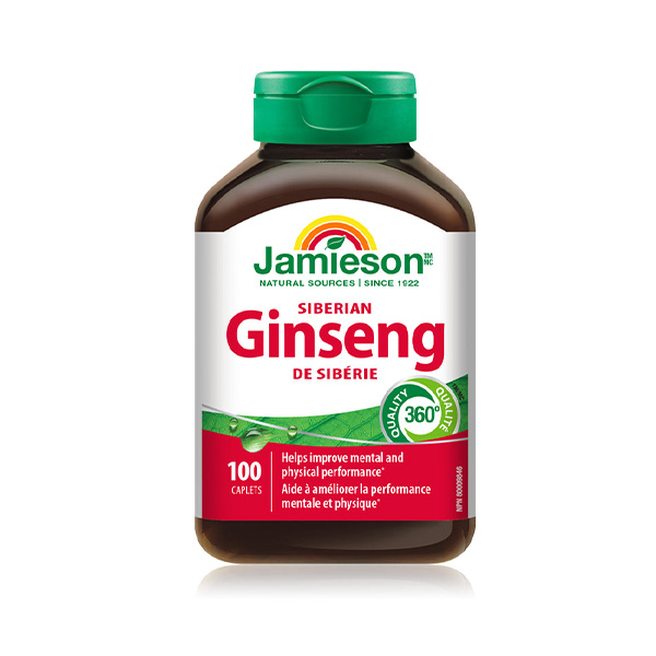 JAMIESON SIBERIAN GINSENG CAPLETS 100`S