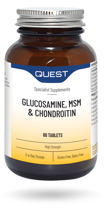 QUEST Glucosamine, MSM & Chondroitin Tabs 60’s
