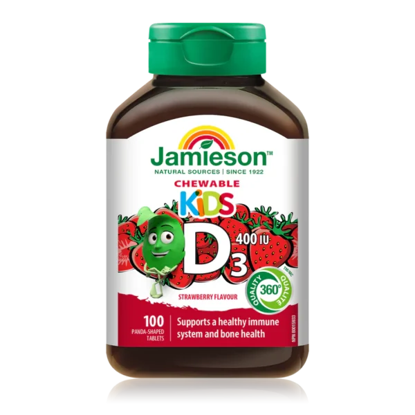 JAMIESON KIDS CHEWABLE D3 4001U TABLETS 100`S