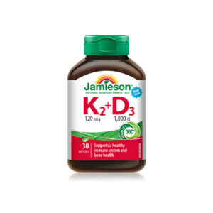 JAMIESON  VITAMIN K2+D3 SOFTGELS 30`S