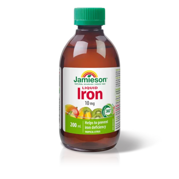 JAMIESON LIQUID IRON 10MG 200ML