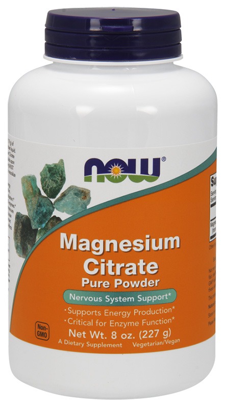 NOW Magnesium Citrate Powder 227gm