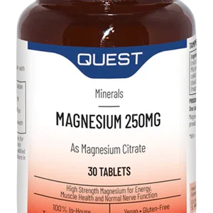 QUEST Magnesium Citrate 250mg Tabs 30’s
