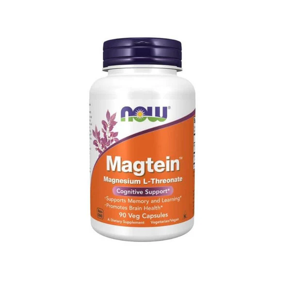 NOW Magtein Vcaps 90’s – Magnesium L-Threonate