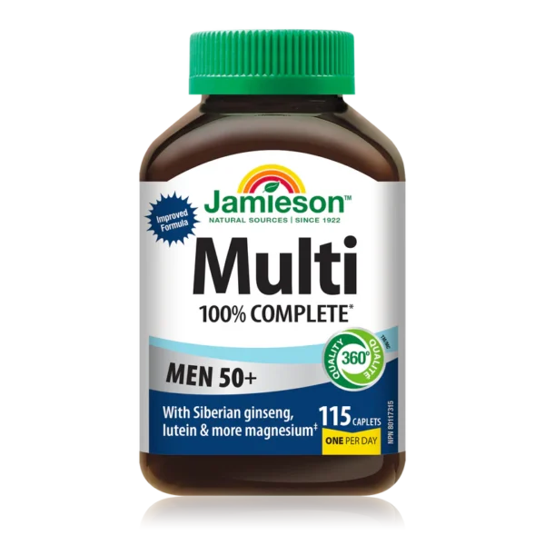 JAMIESON MULTI 100% COMPLETE MEN 50+ CAPLETS 90`S