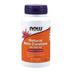 NOW Natural Betacarotene 25,000iu Caps 90’s (Natural Mixed Carotenoids)