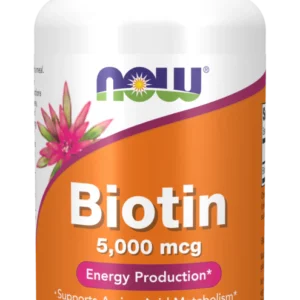 NOW Biotin 5000mcg Caps 60’s