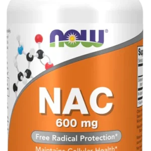 NOW N Acetyl Cysteine (NAC) 600mg Veg Caps 100’s