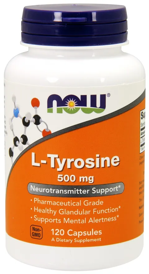 NOW L Tyrosine 500mg Caps 120’s