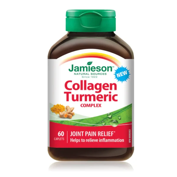 JAMIESON COLLAGEN TURMERIC CAPLETS 60`S