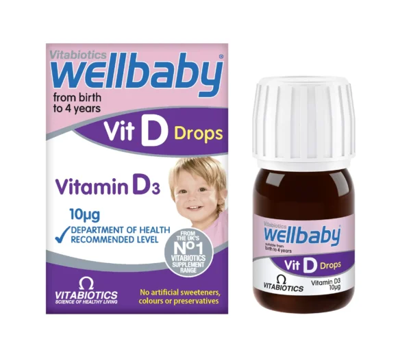 Wellbaby vitamin D drops 30ml