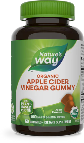 Natures Way Organic Apple Cider Vinegar Gummies 60S