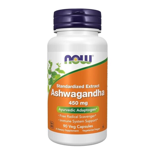 NOW ASHWAGANDHA  EXT 450mg VCAPS 90’s