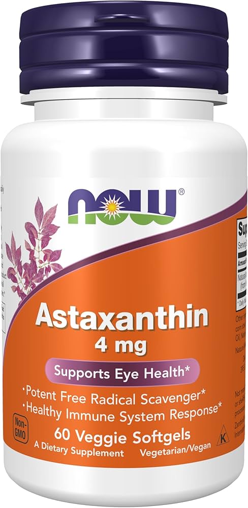 Now Astaxanthin 4mg Caps 60’s