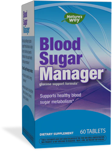 Natures Way Blood Sugar Manager Tablets 60s