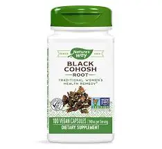 Natures Way Black Cohosh Root Vegan Capsules 100s