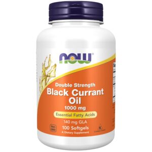 NOW Black Currant Oil 1000mg Caps 100’s – 140mg GLA