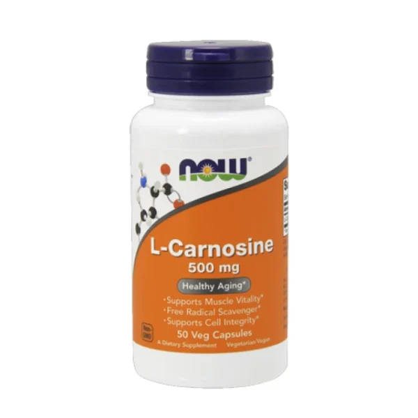 NOW L Carnosine 500mg Caps 50’s