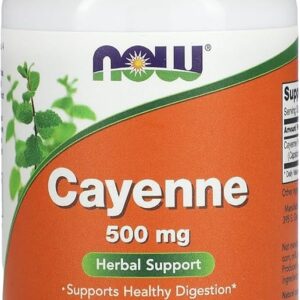NOW Cayenne 500mg Caps 100’s