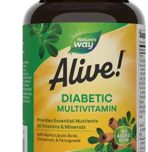 Natures Way Alive Diabetic Multivitamin Tablets Tablets