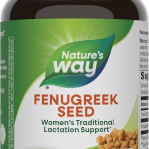 Natures Way Fenugreek Seed Vegan Capsules 100S