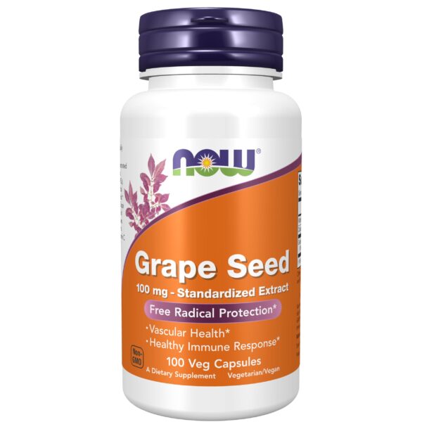 NOW Grape Seed Extract 100mg Caps 100’s