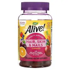Natures Way Alive Hair, Skin &Nails Gummies 60s