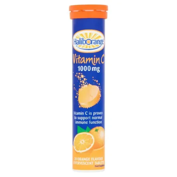 Haliborange Effervescent Vitamin C 100mg Orange 20s