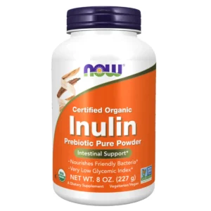 NOW Inulin Pure Powder Organic 227gm