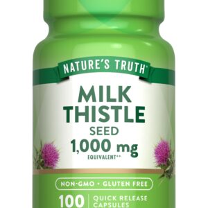 Nature’s Truth Milk Thistle 1000mg Capsules 100s