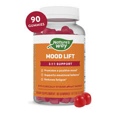 Natures Way Mood Lift 3 In 1 Support Gummies 90S