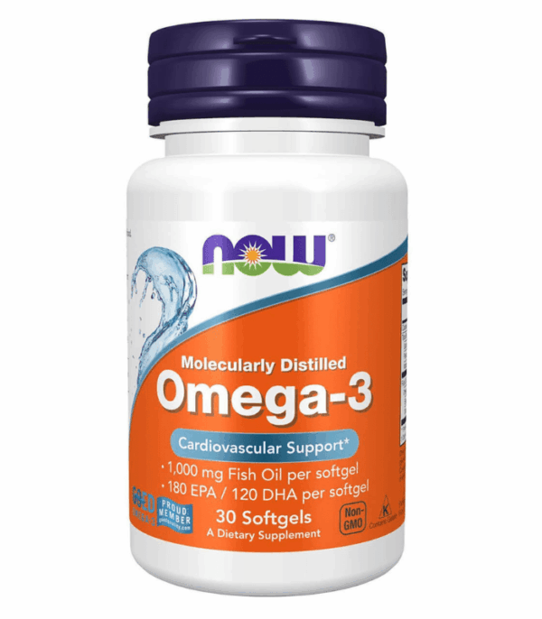 NOW Omega 3 1000mg Caps 30’s