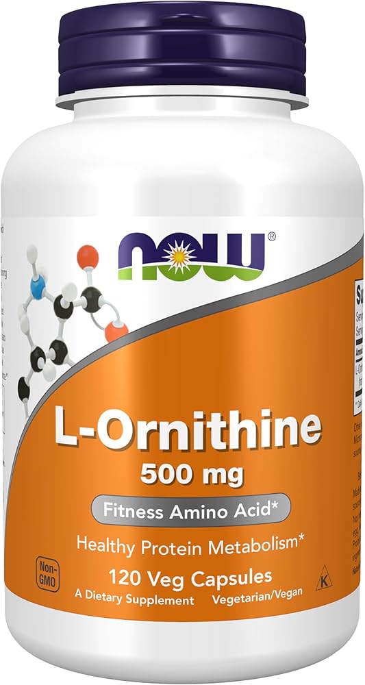 NOW L Ornithine 500mg Caps 120’s
